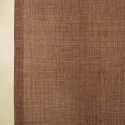 Vorhang mit Ösen Leinenstruktur mokabraun 140x280cm