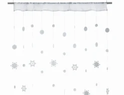 Vorhang SNOWFALL weiß 90x250cm