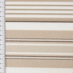 Vorhangstoff Dekostoff Camilla Streifen beige 160cm Stoffbreite