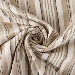 Vorhangstoff Dekostoff Camilla Streifen beige 160cm Stoffbreite