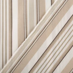 Vorhangstoff Dekostoff Camilla Streifen beige 160cm Stoffbreite