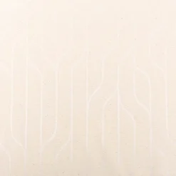 Vorhangstoff Dekostoff Double Face Art Deco Grafikdessin beige 1,35m Breite