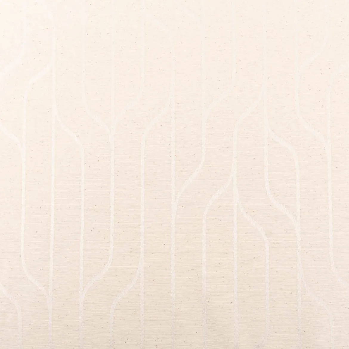 Vorhangstoff Dekostoff Double Face Art Deco Grafikdessin beige 1,35m Breite
