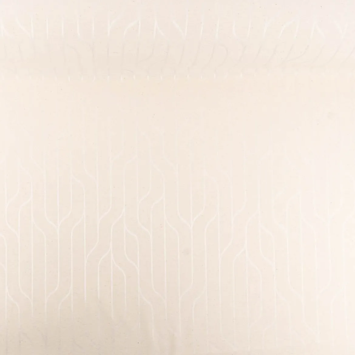 Vorhangstoff Dekostoff Double Face Art Deco Grafikdessin beige 1,35m Breite