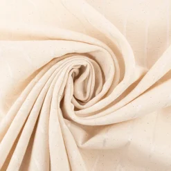 Vorhangstoff Dekostoff Double Face Art Deco Grafikdessin beige 1,35m Breite