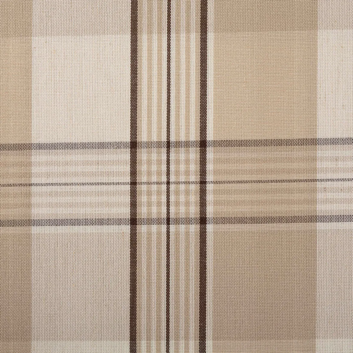 Vorhangstoff Dekostoff Hubertus Karos beige 160cm Stoffbreite