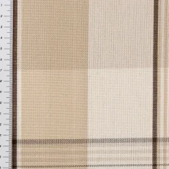 Vorhangstoff Dekostoff Hubertus Karos beige 160cm Stoffbreite