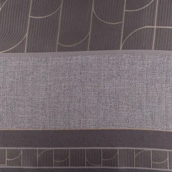 Vorhangstoff Dekostoff Jacquard Art Decó Streifen grau 160cm Breite