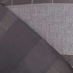 Vorhangstoff Dekostoff Jacquard Art Decó Streifen grau 160cm Breite