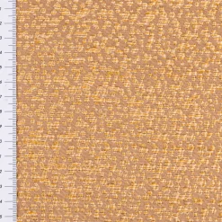Vorhangstoff Dekostoff Jacquard Credo Noppen ocker goldfarbig 140cm Breite