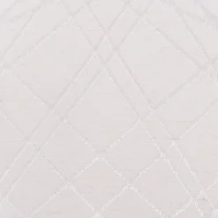 Vorhangstoff Dekostoff Jacquard Bosco blickdickt Grafik Linien wollweiß 154cm Breite