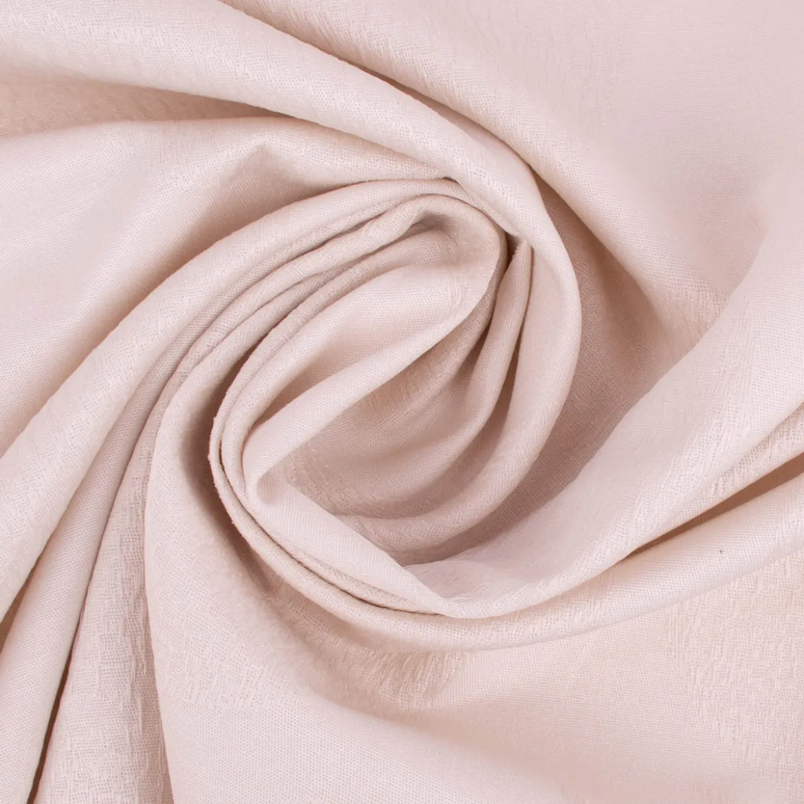 Vorhangstoff Dekostoff Jacquard Leave blickdickt Blätter hell-beige 150cm Breite