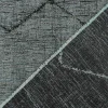 Vorhangstoff Dekostoff Jacquard Novo Hexagon petrol schwarz 154cm Breite