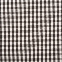 Vorhangstoff Dekostoff Midi Karo schwarz weiß 165cm Stoffbreite