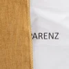 Vorhangstoff Dekostoff mit Strukturoptik in uni Ockergelb pflegeleicht und weich fallend 1,50m Breite