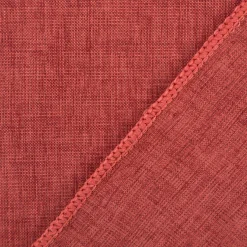 Vorhangstoff Dekostoff mit Strukturoptik in uni Terracotta pflegeleicht und weich fallend 1,50m Breite