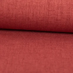 Vorhangstoff Dekostoff mit Strukturoptik in uni Terracotta pflegeleicht und weich fallend 1,50m Breite