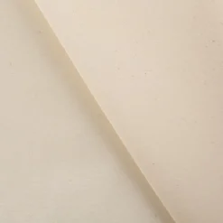 Vorhangstoff Dekostoff Satinstoff Kandinsky uni Wollweiß 300cm Breite