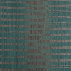 Vorhangstoff Jacquard Stoff Linux Petrol und Grau 154cm Breite
