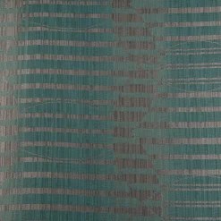 Vorhangstoff Jacquard Stoff Linux Petrol und Grau 154cm Breite