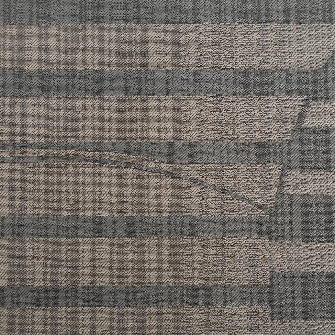 Vorhangstoff Jacquard Stoff Linux Grautöne 154cm Breite