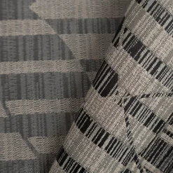Vorhangstoff Jacquard Stoff Linux Grautöne 154cm Breite