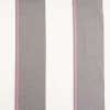 Vorhangstoff Jacquard Stoff Dekostoff Streifen grau ecru pink 165cm Stoffbreite
