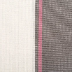 Vorhangstoff Jacquard Stoff Dekostoff Streifen grau ecru pink 165cm Stoffbreite