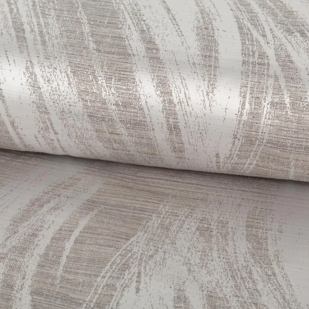 Vorhangstoff Jacquard Tindra helle Grautöne 154cm Breite