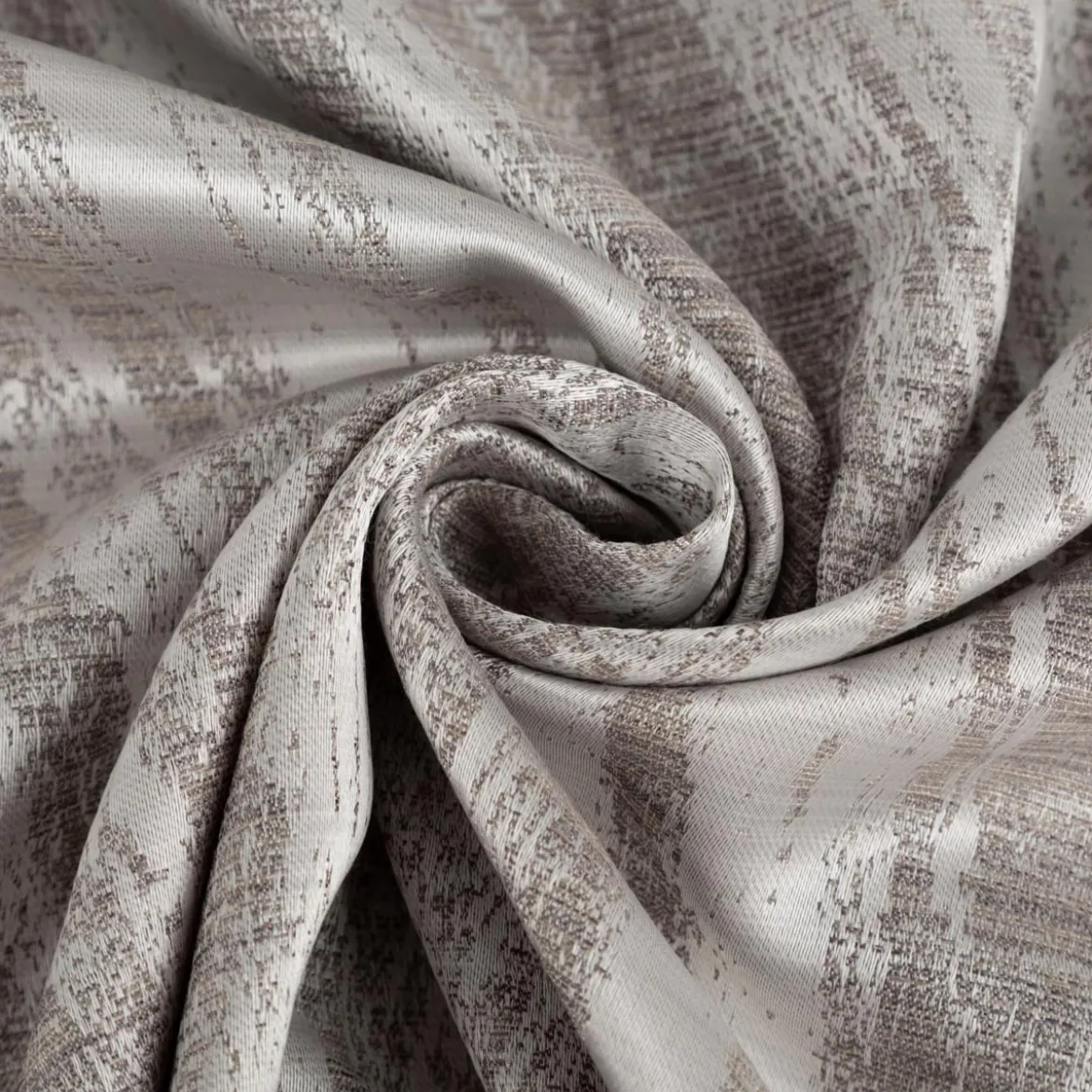 Vorhangstoff Jacquard Tindra helle Grautöne 154cm Breite