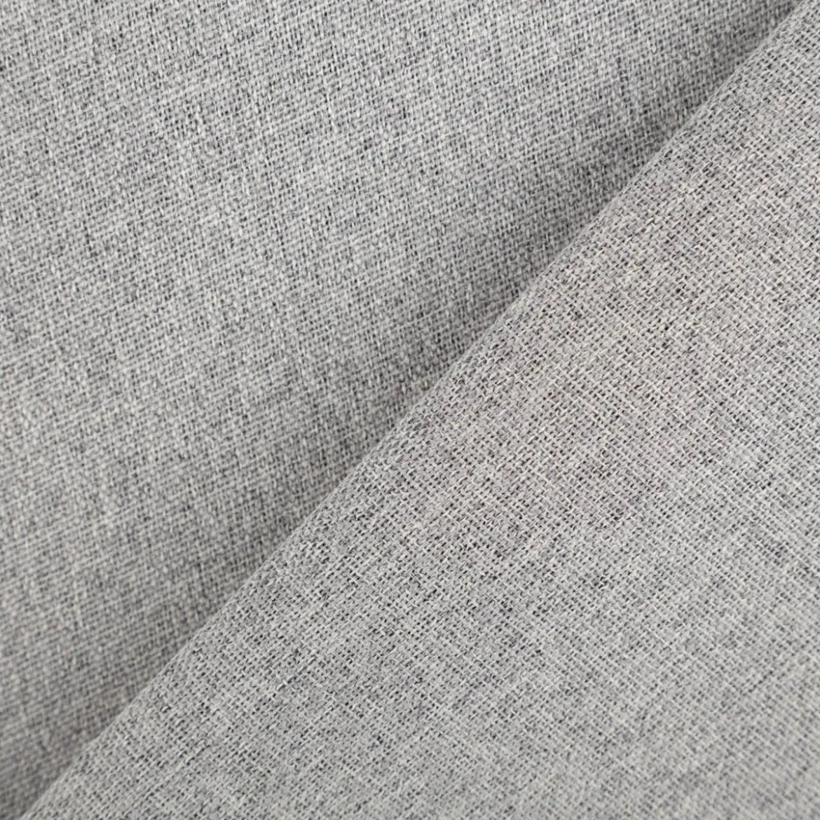 Vorhangstoff Verdunklungsstoff Struktur Taupe meliert Doubleface 1,47m Breite