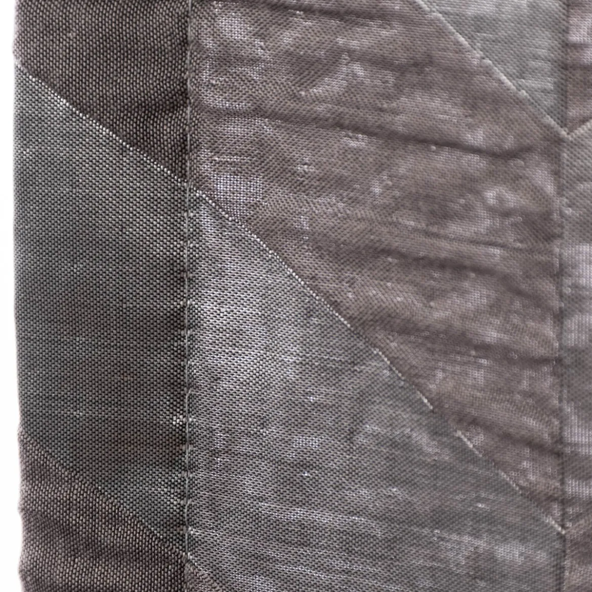 Vorhang Willow Doubleface Doppelgewebe Chevron Streifen anthrazit in 245cm hoch mit div. Breiten oder Wunschmaß von SCHÖNER LEBEN.