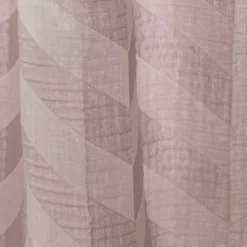 Vorhang Willow Doubleface Doppelgewebe Chevron Streifen beige in 245cm hoch mit div. Breiten oder Wunschmaß von SCHÖNER LEBEN.
