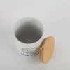 Vorratsdose aus Porzellan mit Bambusdeckel Moin 11x16cm von La Vida