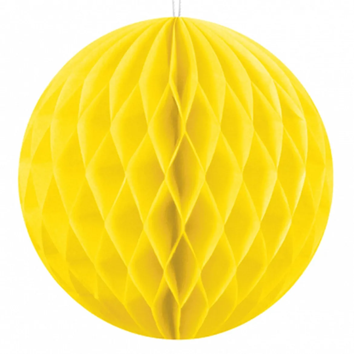 Wabenball Papier gelb 10x10cm