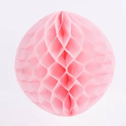 Wabenball Papier hellrosa 40x40cm