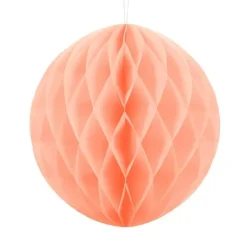 Wabenball Papier light peach 30x30cm