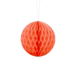 Wabenball Papier orange 10x10cm