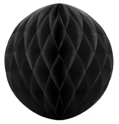 Wabenball Papier schwarz 40x40cm