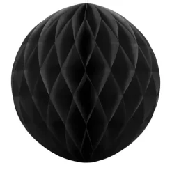 Wabenball Papier schwarz 20x20cm