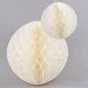 Wabenball Papier weiß 20x20cm