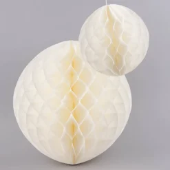 Wabenball Papier weiß 20x20cm