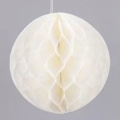Wabenball Papier weiß 20x20cm