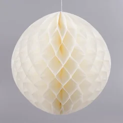 Wabenball Papier weiß 10x10cm