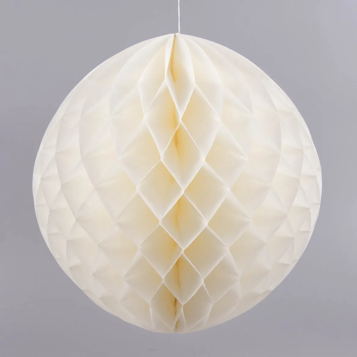 Wabenball Papier weiß 10x10cm