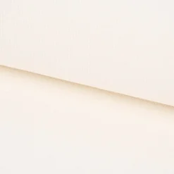 Waffeljersey Waffelstrick einfarbig creme 1,40m Breite