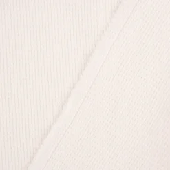 Waffeljersey Waffelstrick einfarbig creme 1,40m Breite