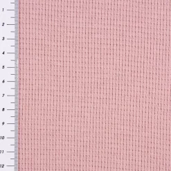 Waffeljersey Waffelstrick einfarbig altrosa 1,40m Breite