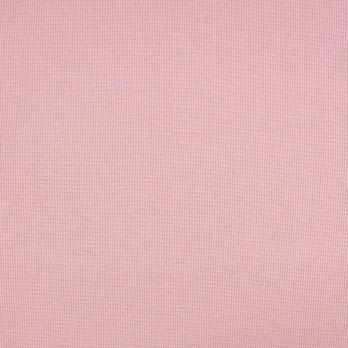 Waffeljersey Waffelstrick einfarbig altrosa 1,40m Breite
