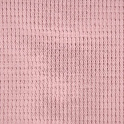 Waffeljersey Waffelstrick einfarbig altrosa 1,40m Breite